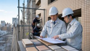 大阪のタイル工事会社売却・M&Aで外壁改修の承継を検討する経営者